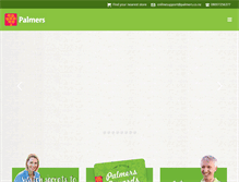 Tablet Screenshot of palmers.co.nz